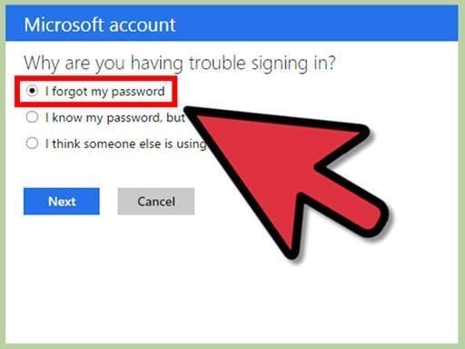 I forgot my password